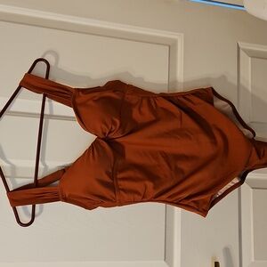 NWT | Kona Sol Terracotta One-Piece Swimsuit | L